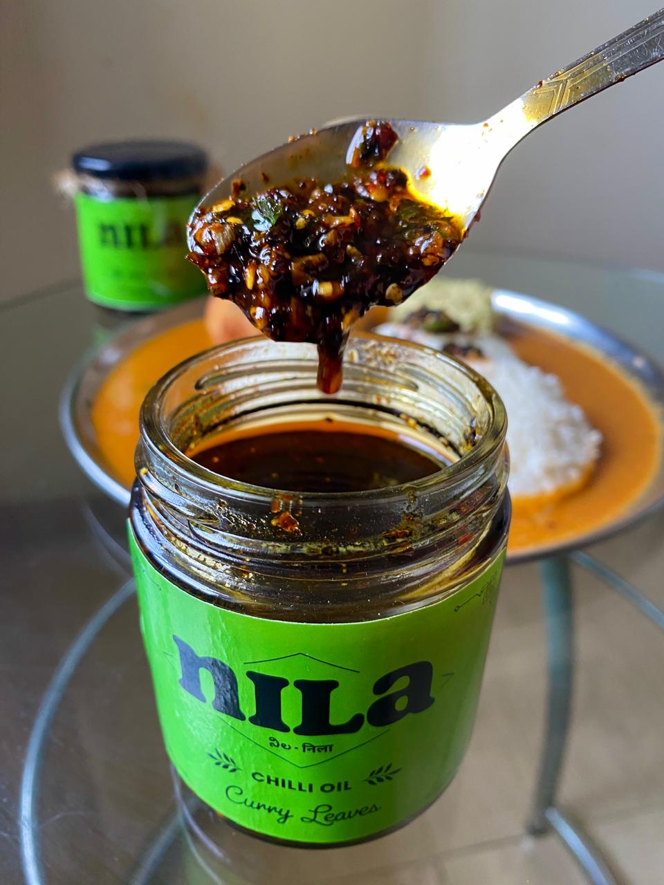 Curry Leaves Chilli Oil thumbnail 4
